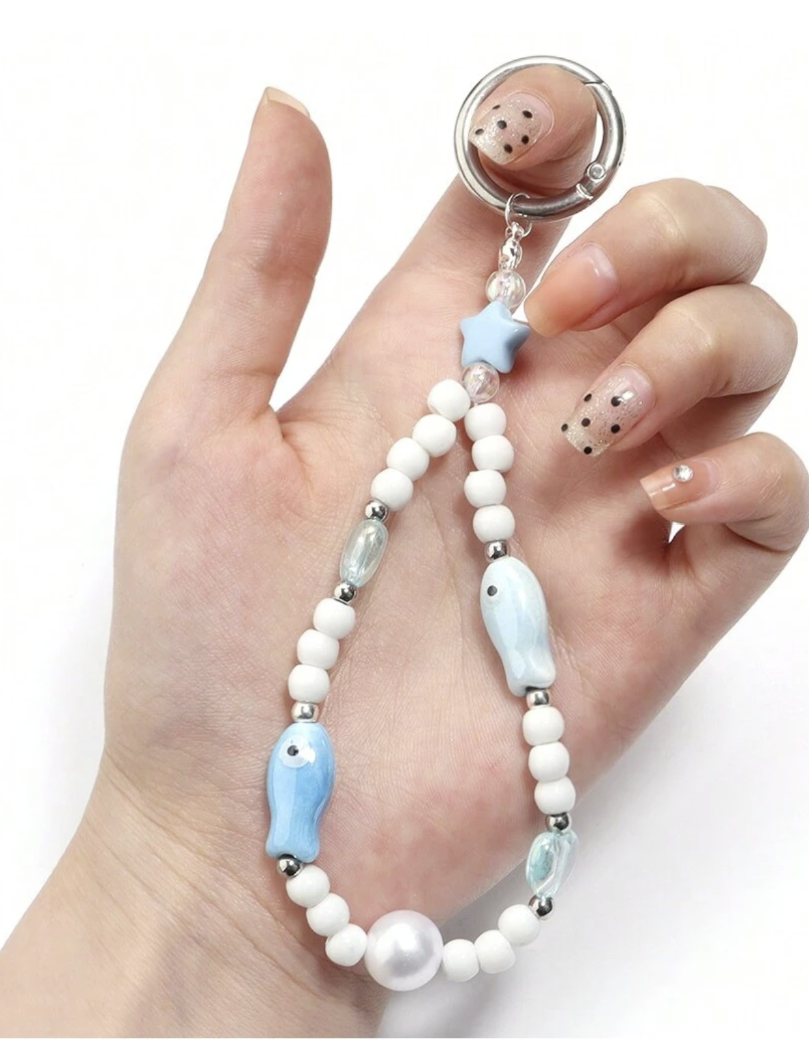 BAG CHARMS FISH CERAMIQUE