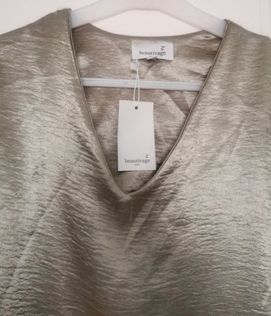 ROBE TUNIQUE SATINÉE