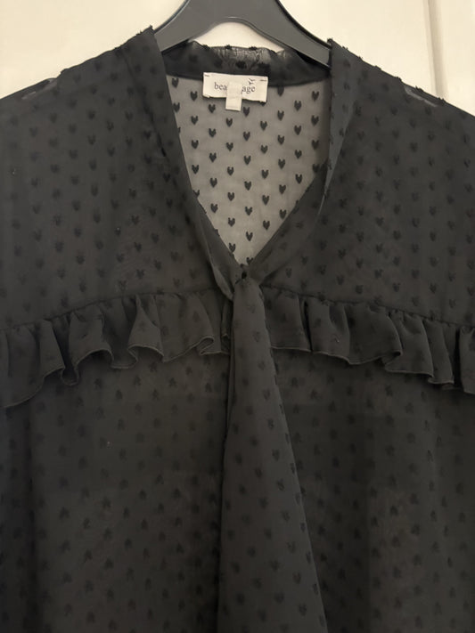 Chemisier voile a motifs