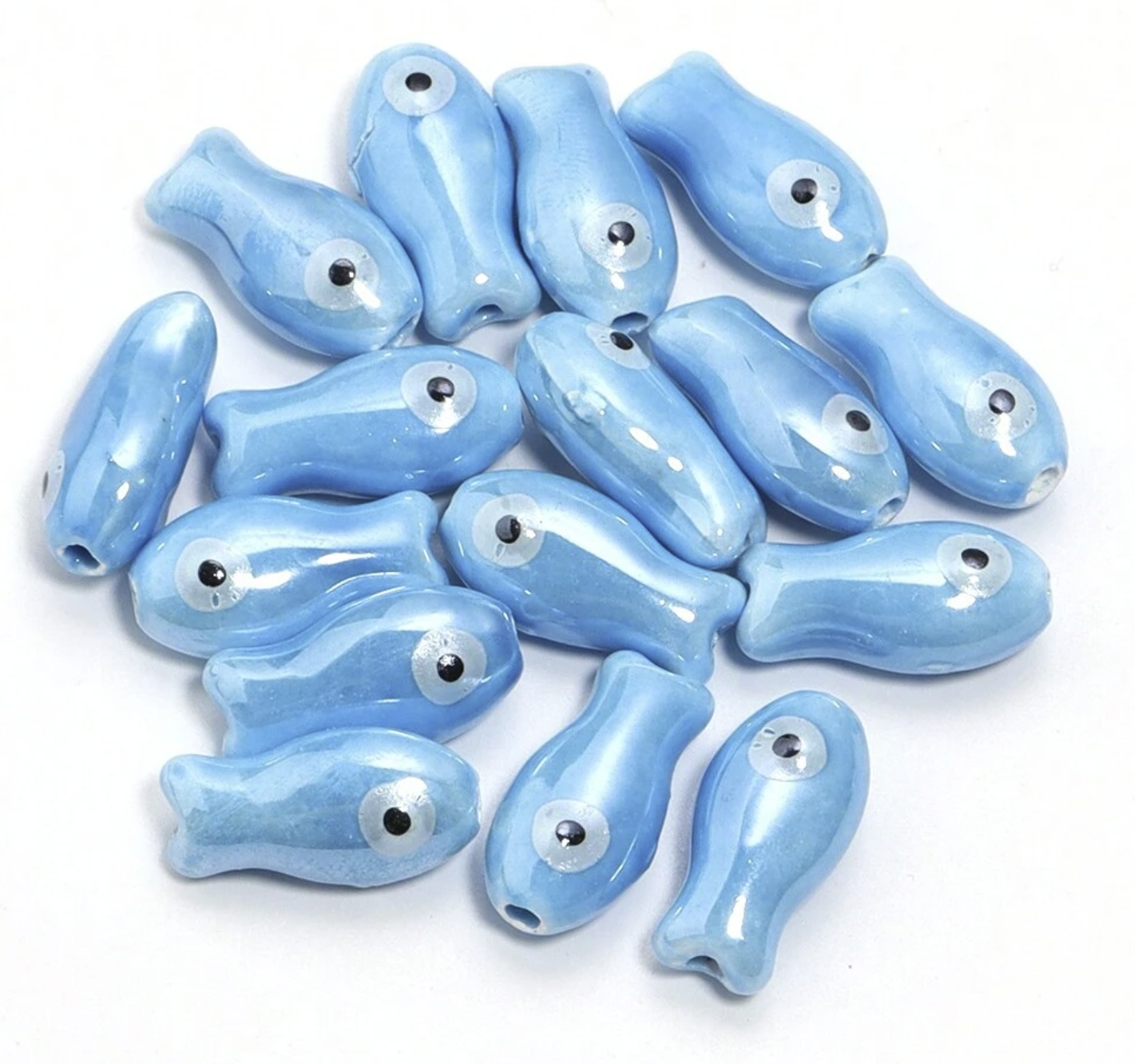 Charms numero 24 - Fish céramique