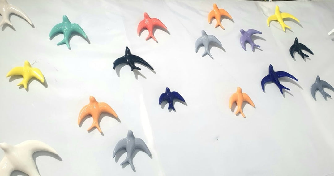 HIRONDELLES EN CERAMIQUE