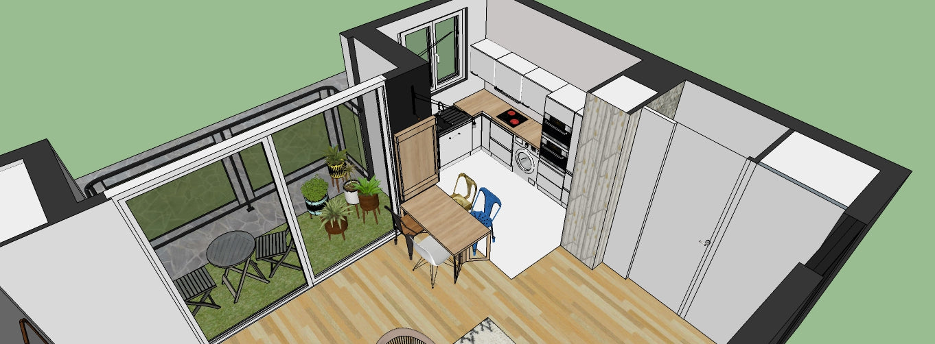 PROJET APPARTEMENT BLD MORTIER PARIS 20EME