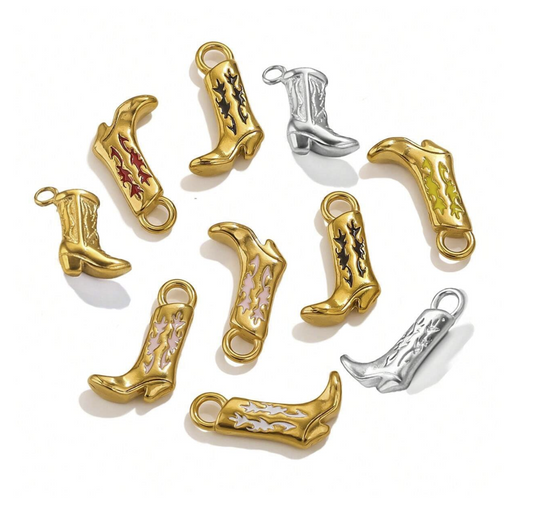 Charms numero 29 - BOTTES SANTIAGUE gold