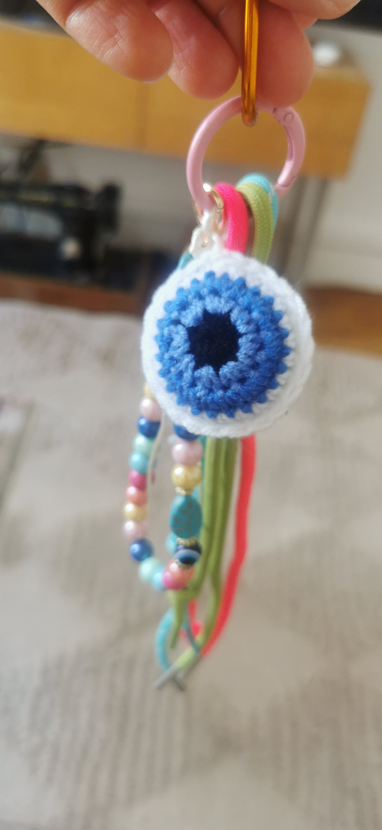 Bijoux de sacs eyes trico