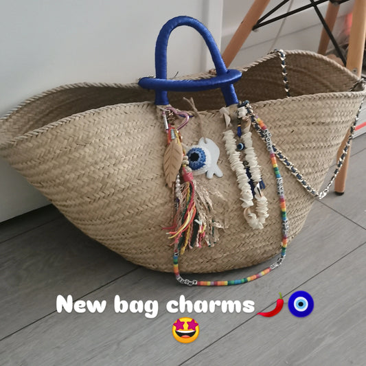 Bag charms eyes protection