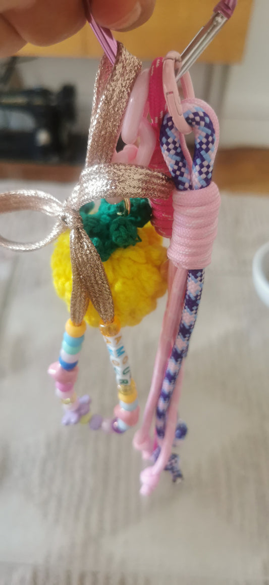 Bijoux de sacs citron