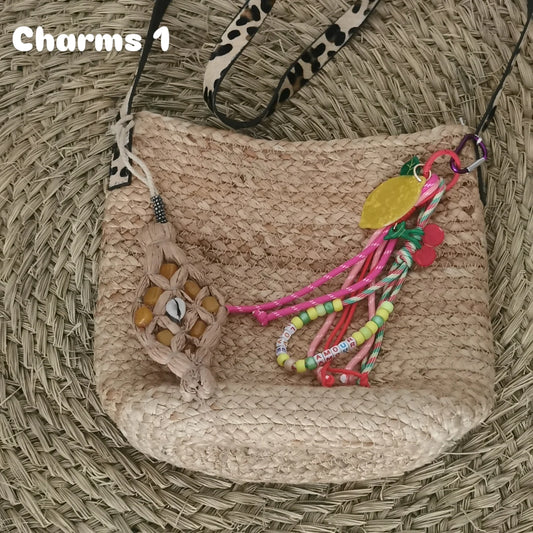 Bag charms citron