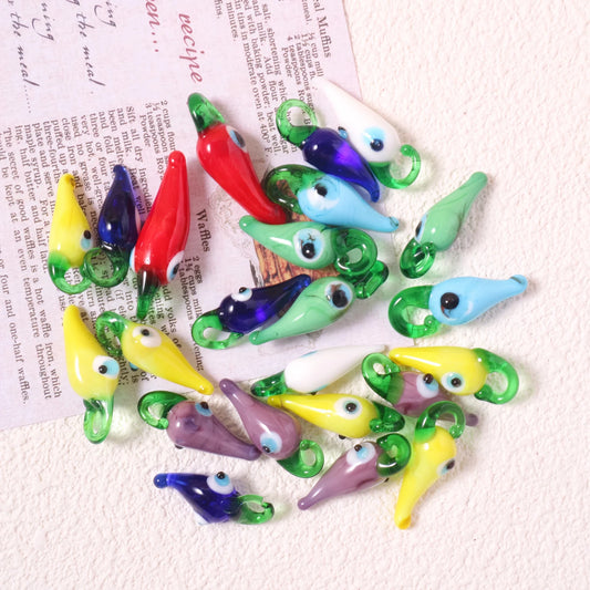 PIMENTS EYES EN  VERRE SOUFFLE