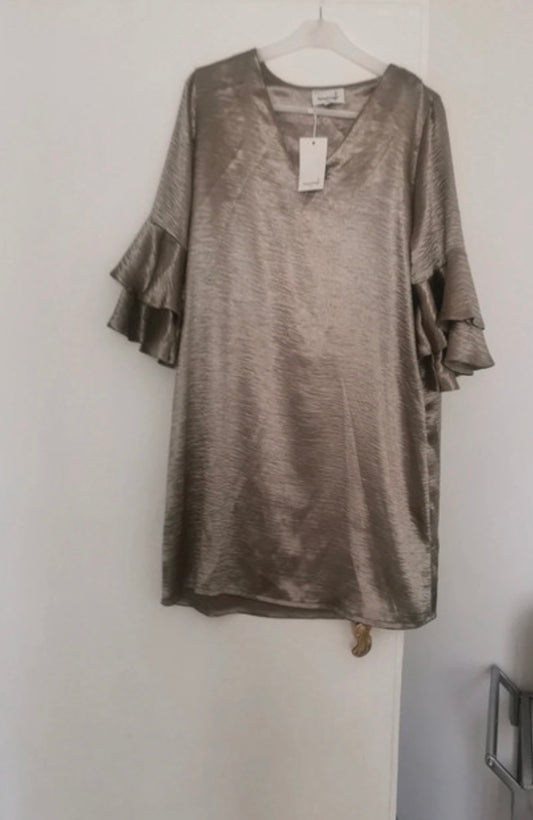 ROBE TUNIQUE SATINÉE