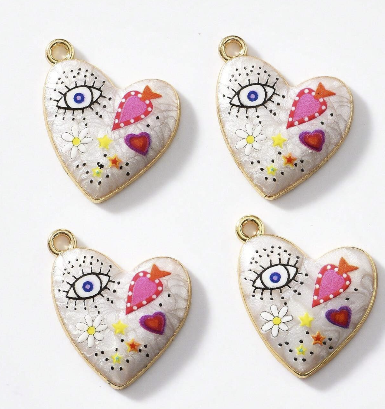 Charms numero 22 _ Coeur funny