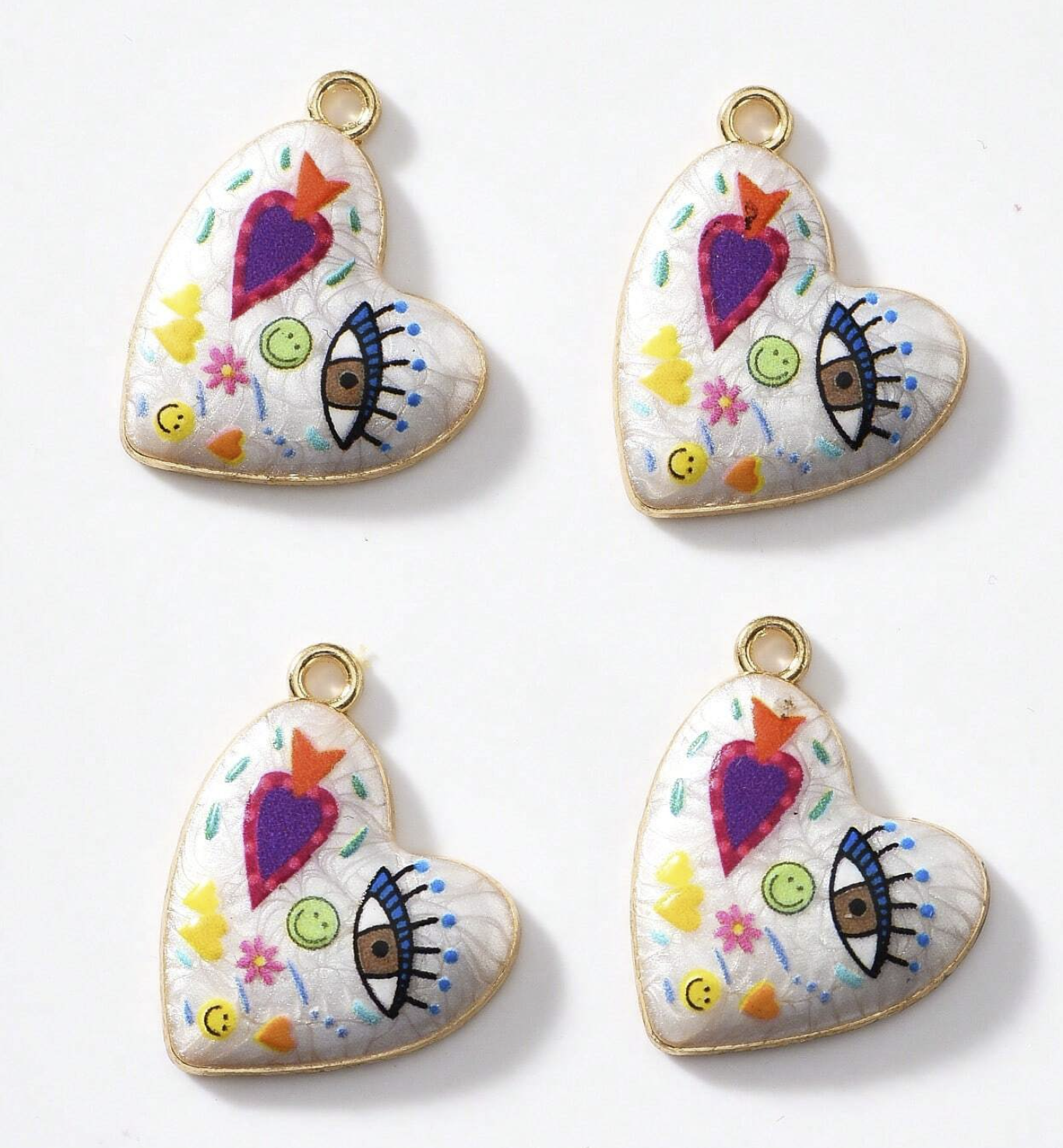 Charms numero 22 _ Coeur funny