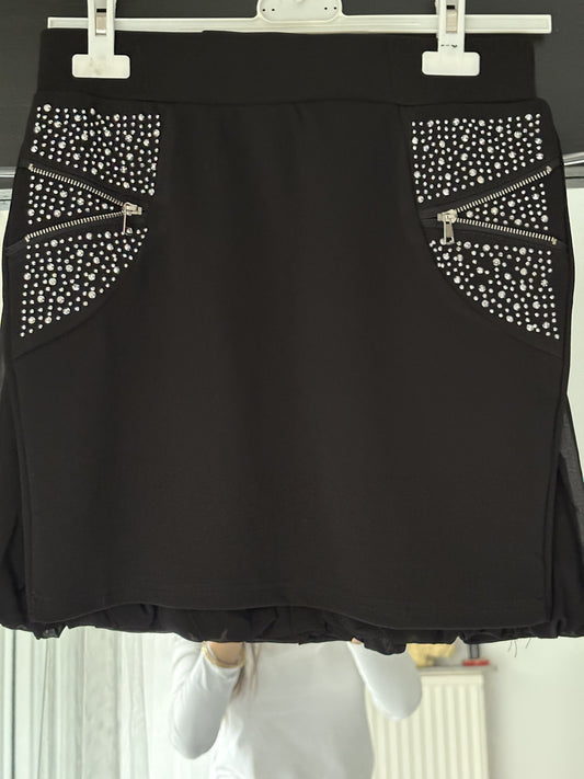 MINI JUPE STRASS
