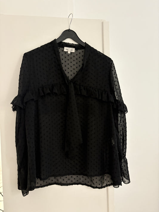 Chemisier voile a motifs