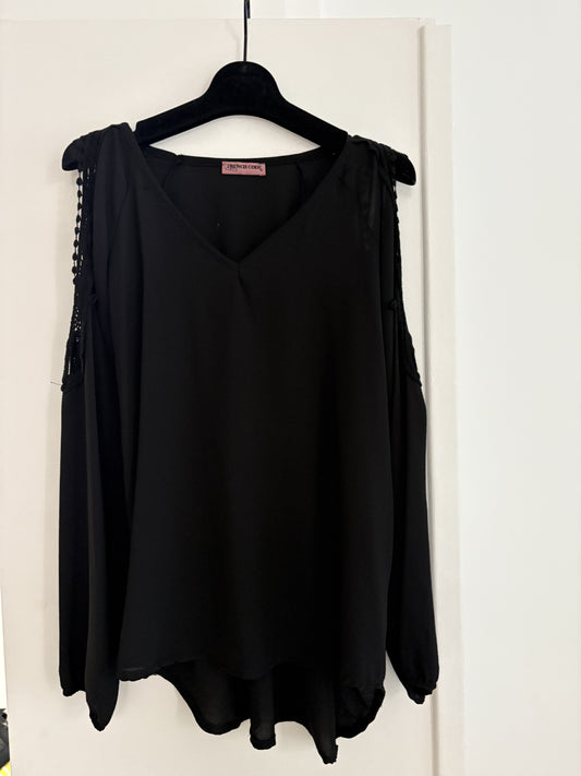 CHEMISE AVEC EPAULE OUVERTE