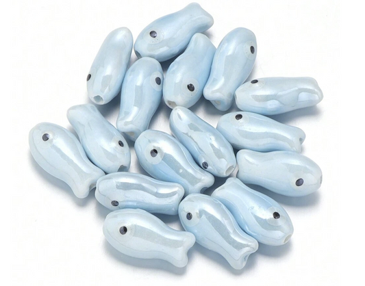Charms numero 24 -  Fish céramique