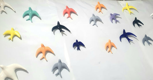HIRONDELLES EN CERAMIQUE