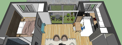 PROJET APPARTEMENT BLD MORTIER PARIS 20EME
