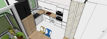 PROJET APPARTEMENT BLD MORTIER PARIS 20EME