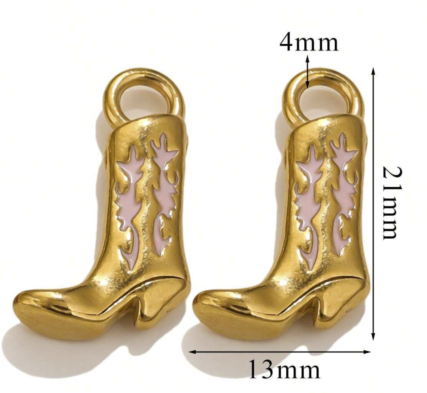 Charms numero 29 - BOTTES SANTIAGUE gold