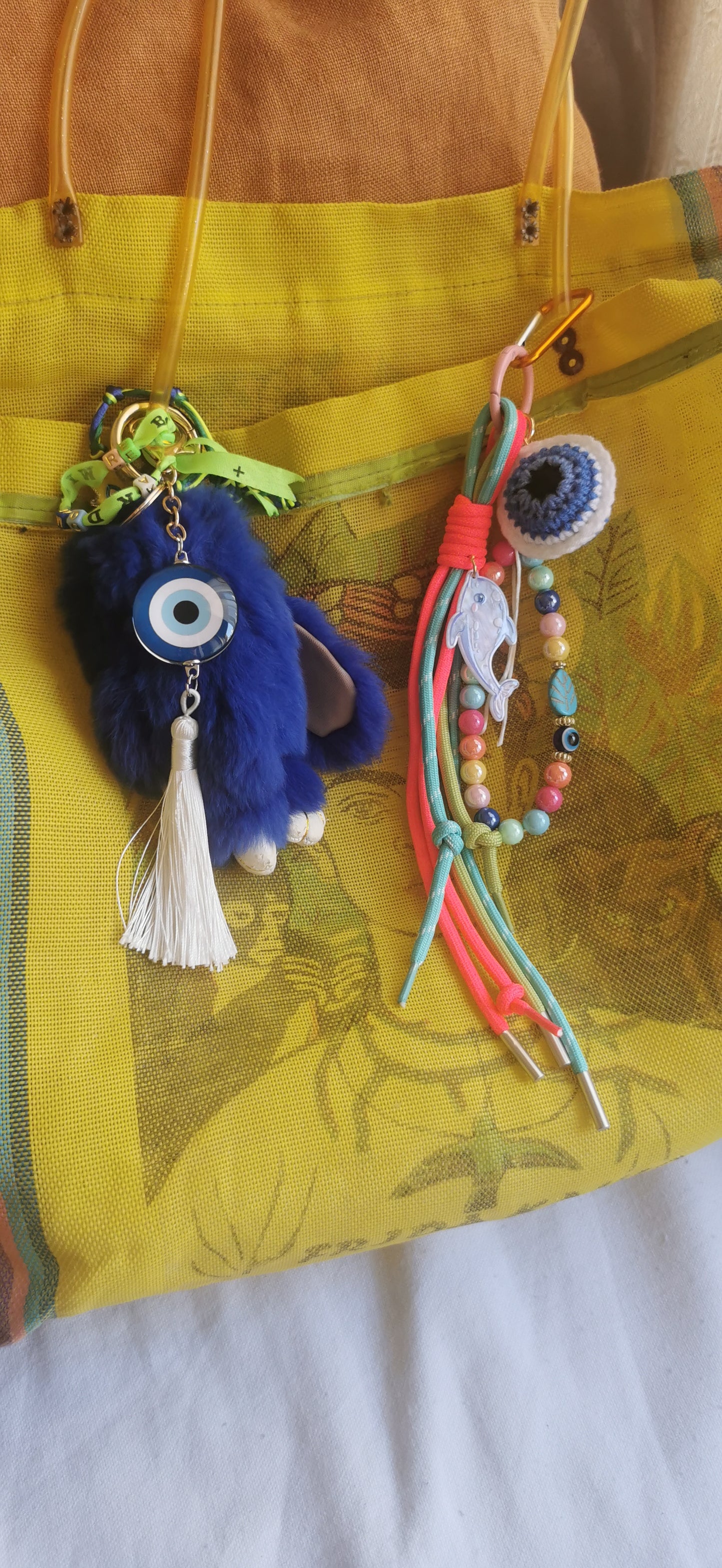 Bijoux de sacs eyes trico