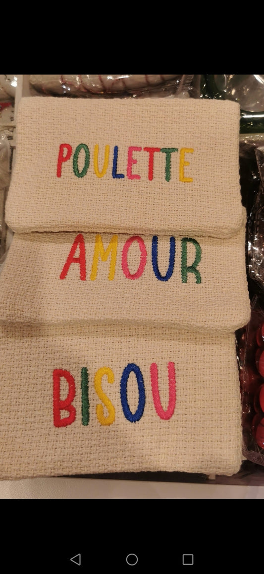 Pochettes messages