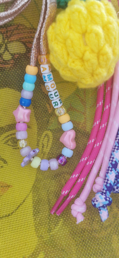 Bijoux de sacs citron