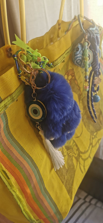 Bijoux de sacs cœur bandana